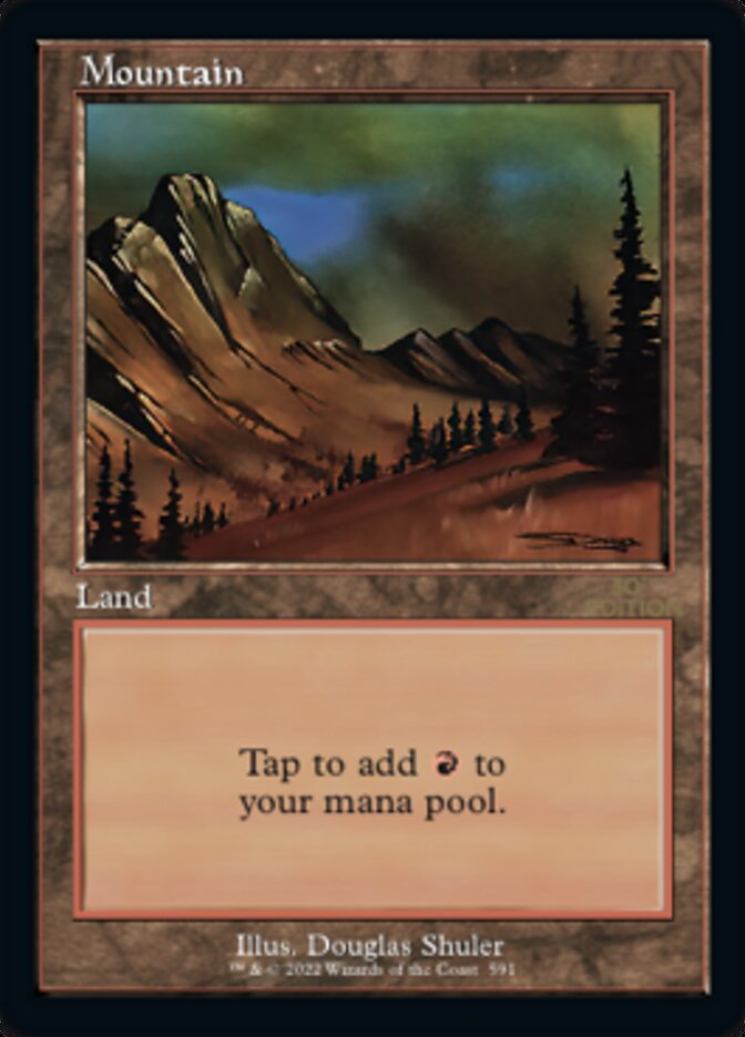 Mountain (Retro) (591) [30th Anniversary Edition] - The Mythic Store | 24h Order Processing
