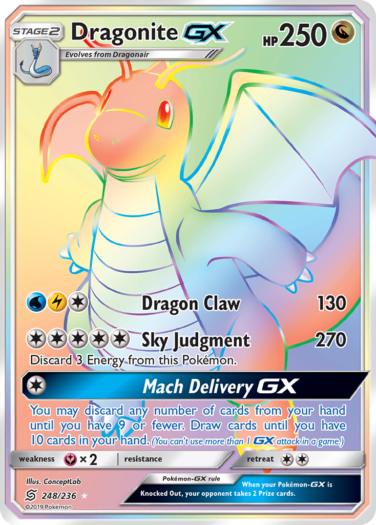 Dragonite GX (248/236) [Sun & Moon: Unified Minds] - The Mythic Store | 24h Order Processing