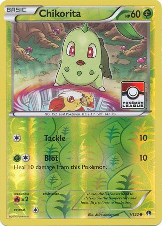 Chikorita (1/122) (League Promo) [XY: BREAKpoint] - The Mythic Store | 24h Order Processing