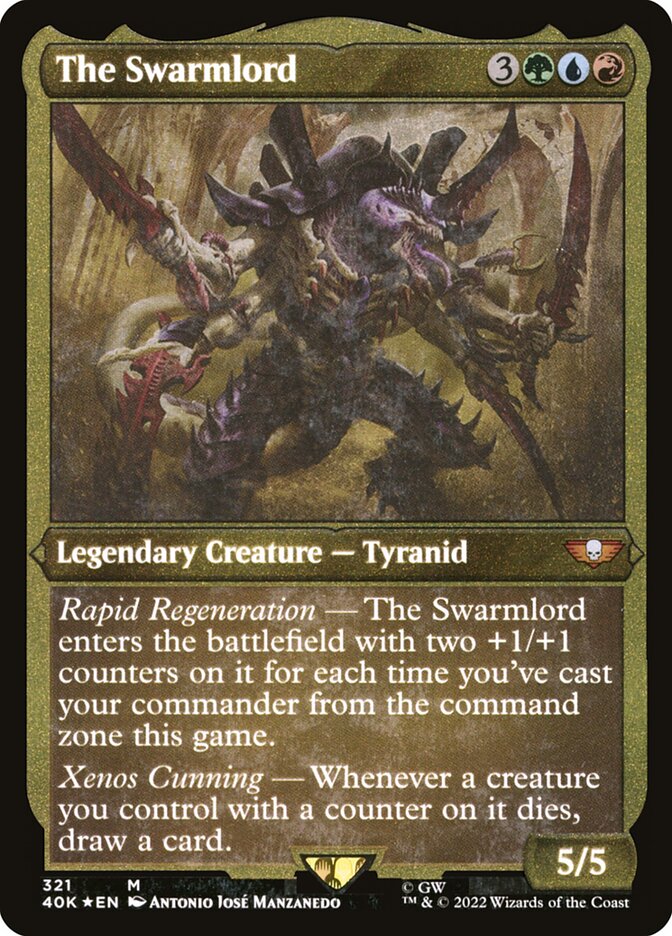 The Swarmlord (Display Commander) (Surge Foil) [Warhammer 40,000] - The Mythic Store | 24h Order Processing