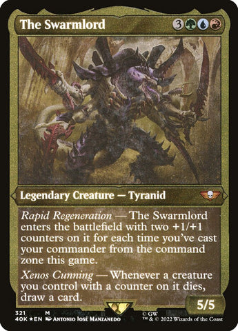 The Swarmlord (Display Commander) (Surge Foil) [Warhammer 40,000] - The Mythic Store | 24h Order Processing