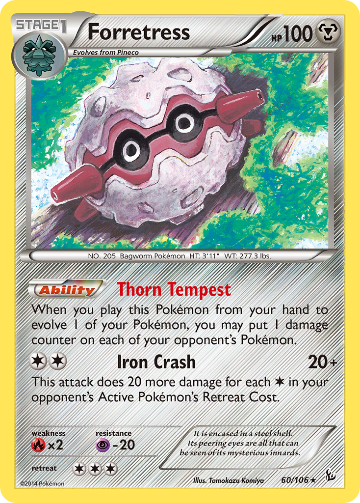 Forretress (60/106) [XY: Flashfire] - The Mythic Store | 24h Order Processing