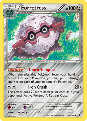 Forretress (60/106) [XY: Flashfire] - The Mythic Store | 24h Order Processing