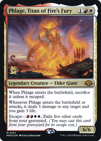 Phlage, Titan of Fire's Fury [Modern Horizons 3 Prerelease Promos] - The Mythic Store | 24h Order Processing