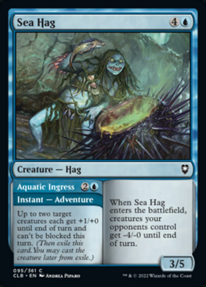 Sea Hag // Aquatic Ingress [Commander Legends: Battle for Baldur's Gate] - The Mythic Store | 24h Order Processing