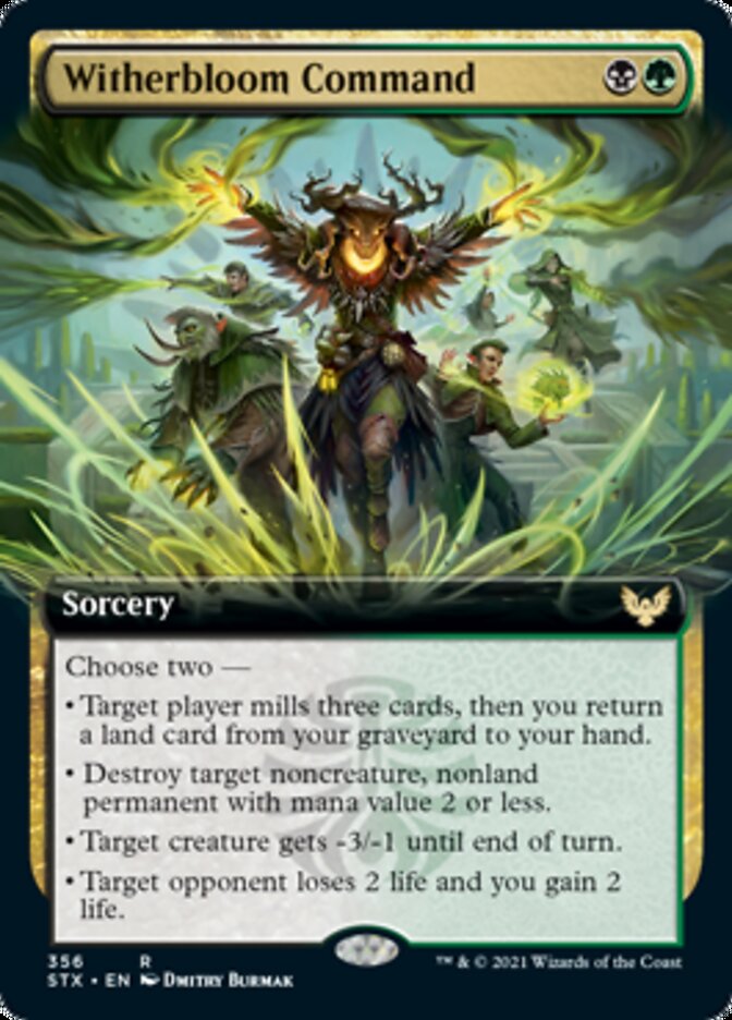 Witherbloom Command (Extended Art) [Strixhaven: School of Mages] - The Mythic Store | 24h Order Processing