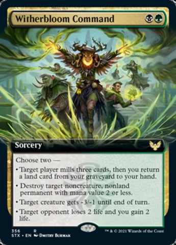 Witherbloom Command (Extended Art) [Strixhaven: School of Mages] - The Mythic Store | 24h Order Processing