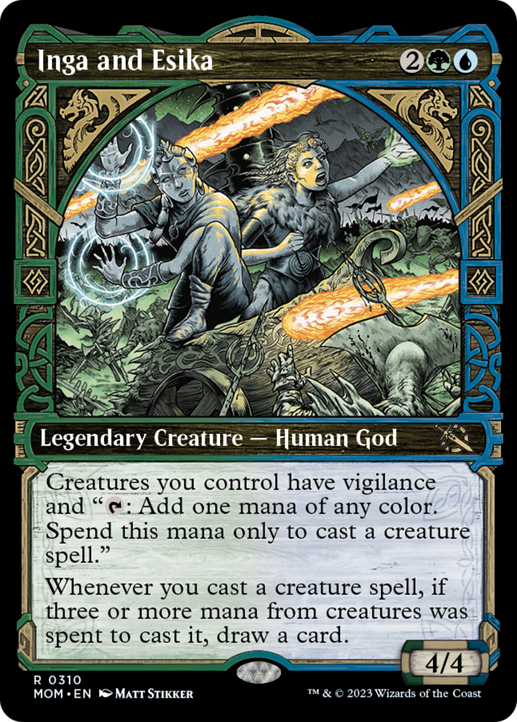 Inga and Esika (Showcase Planar Booster Fun) [March of the Machine] - The Mythic Store | 24h Order Processing