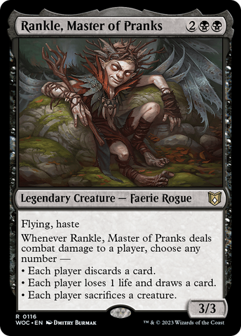 Rankle, Master of Pranks [Wilds of Eldraine Commander] - The Mythic Store | 24h Order Processing