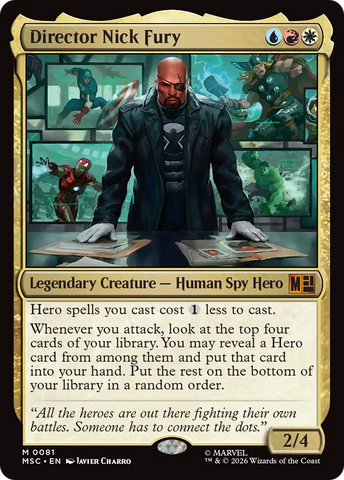 Director Nick Fury [Marvel Super Heroes Commander] - The Mythic Store | 24h Order Processing