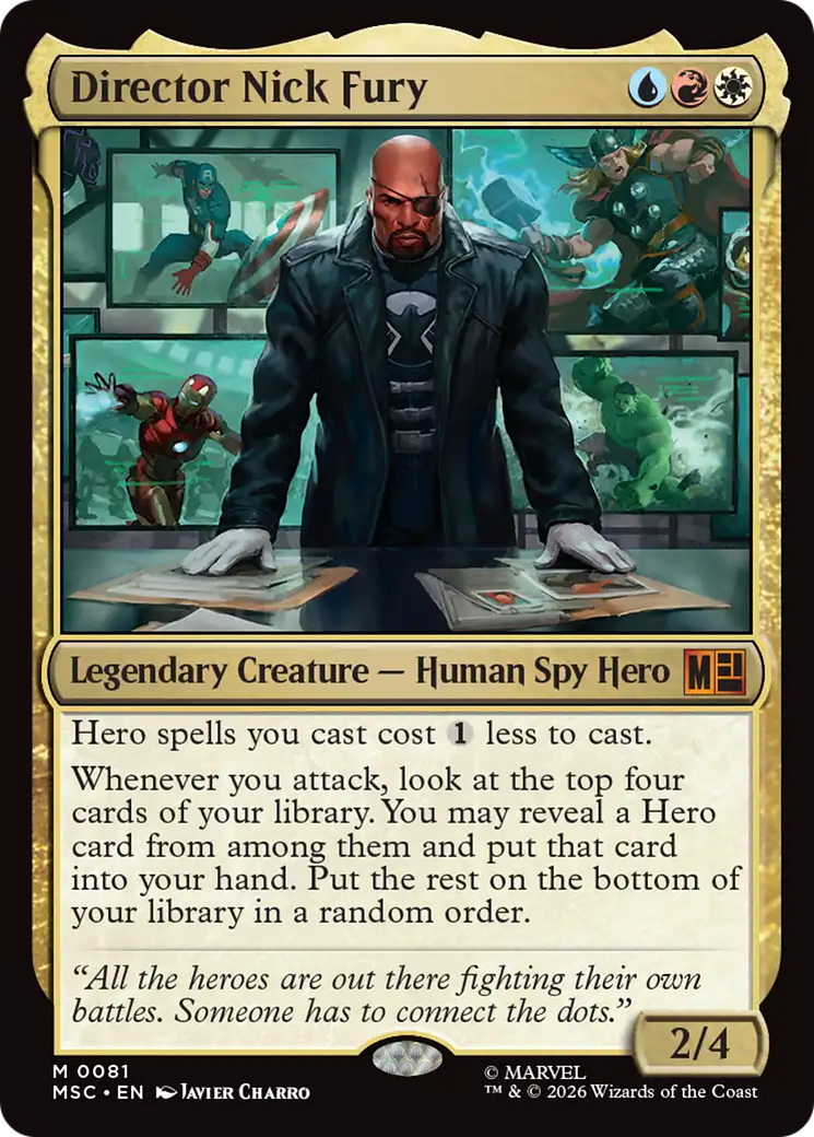 Director Nick Fury [Marvel Super Heroes Commander] - The Mythic Store | 24h Order Processing