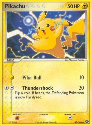 Pikachu (60/106) [EX: Emerald] - The Mythic Store | 24h Order Processing