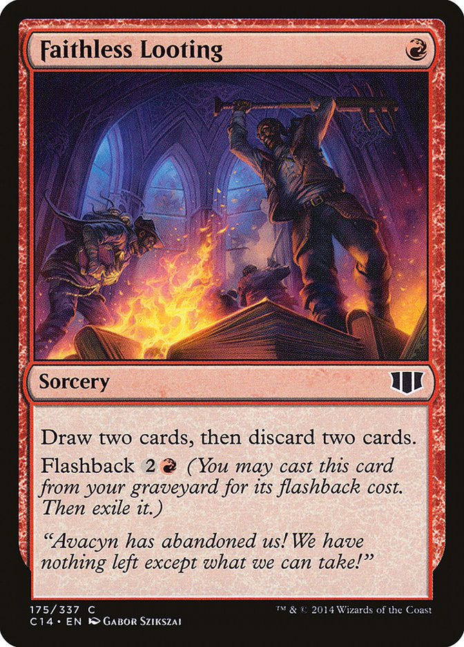 Faithless Looting [Commander 2014] - The Mythic Store | 24h Order Processing