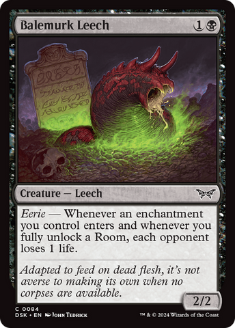 Balemurk Leech [Duskmourn: House of Horror] - The Mythic Store | 24h Order Processing