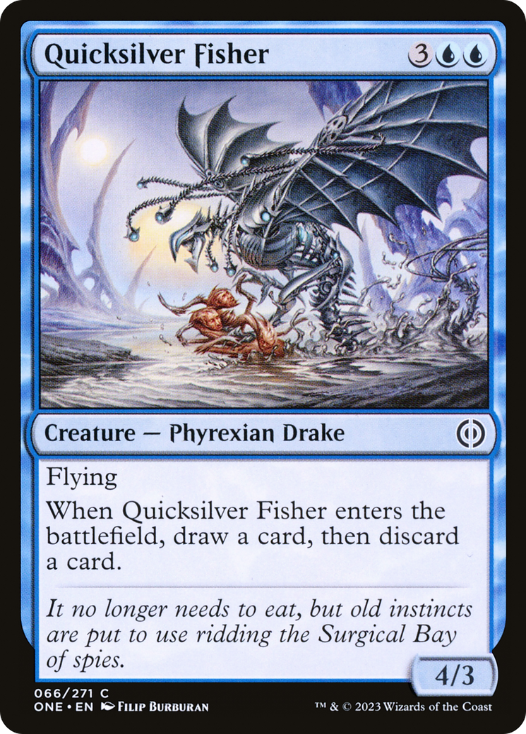 Quicksilver Fisher [Phyrexia: All Will Be One] - The Mythic Store | 24h Order Processing