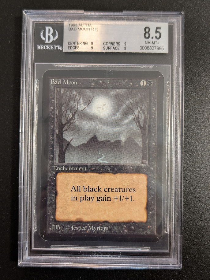 Bad Moon BGS 8.5 [Alpha Edition] - The Mythic Store | 24h Order Processing