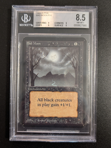 Bad Moon BGS 8.5 [Alpha Edition] - The Mythic Store | 24h Order Processing