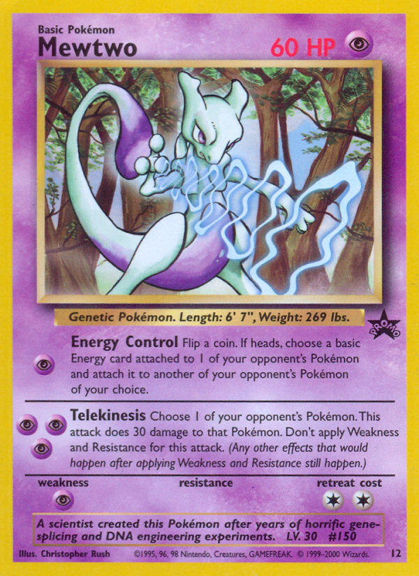 Mewtwo (12) [Wizards of the Coast: Black Star Promos] - The Mythic Store | 24h Order Processing