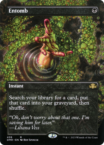 Entomb (Borderless Alternate Art) [Dominaria Remastered] - The Mythic Store | 24h Order Processing