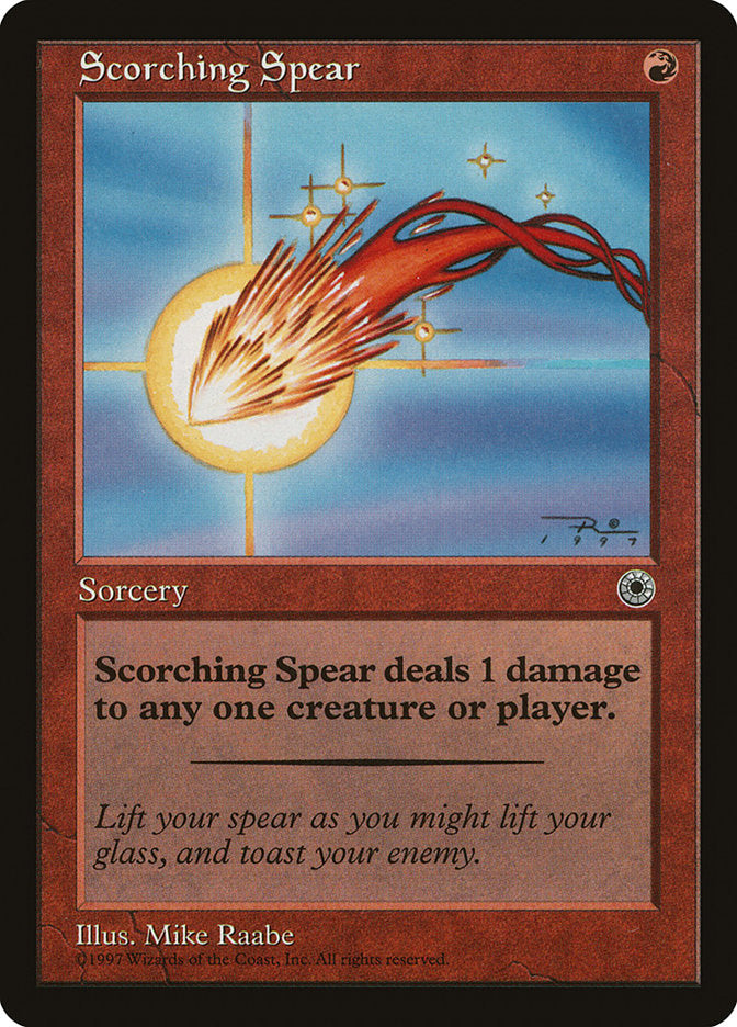 Scorching Spear [Portal] - The Mythic Store | 24h Order Processing