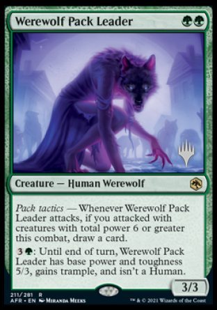 Werewolf Pack Leader (Promo Pack) [Dungeons & Dragons: Adventures in the Forgotten Realms Promos] - The Mythic Store | 24h Order Processing