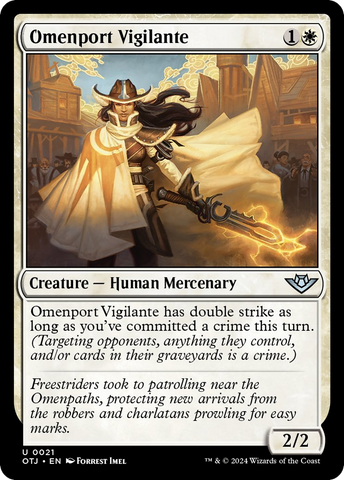 Omenport Vigilante [Outlaws of Thunder Junction] - The Mythic Store | 24h Order Processing
