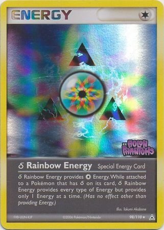 Rainbow Energy (98/110) (Delta Species) (Stamped) [EX: Holon Phantoms] - The Mythic Store | 24h Order Processing
