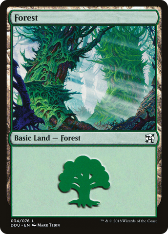 Forest (34) [Duel Decks: Elves vs. Inventors] - The Mythic Store | 24h Order Processing