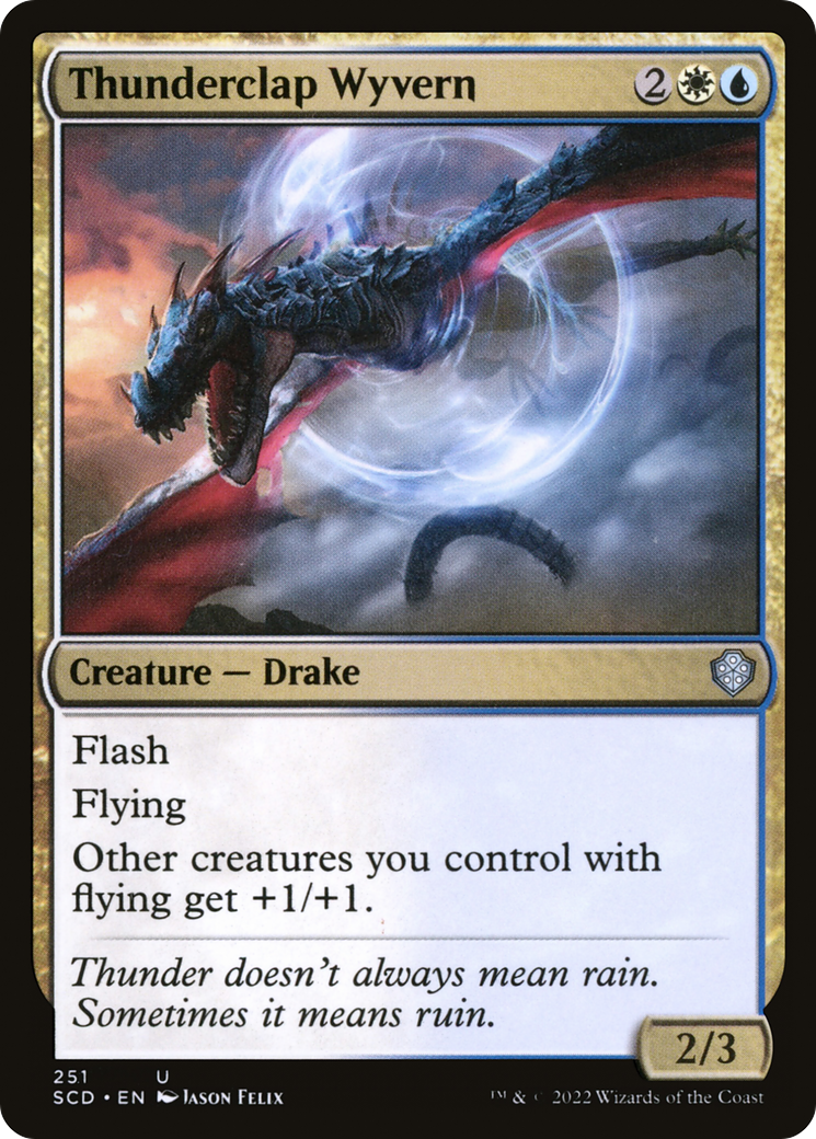 Thunderclap Wyvern [Starter Commander Decks] - The Mythic Store | 24h Order Processing