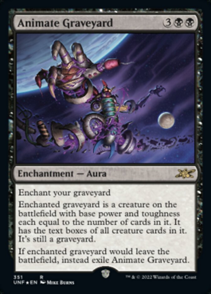 Animate Graveyard (Galaxy Foil) [Unfinity] - The Mythic Store | 24h Order Processing