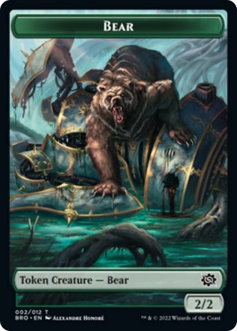 Bear Token [The Brothers' War Tokens] - The Mythic Store | 24h Order Processing