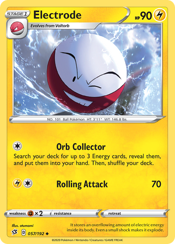 Electrode (057/192) [Sword & Shield: Rebel Clash] - The Mythic Store | 24h Order Processing
