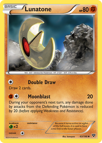 Lunatone (63/146) [XY: Base Set] - The Mythic Store | 24h Order Processing