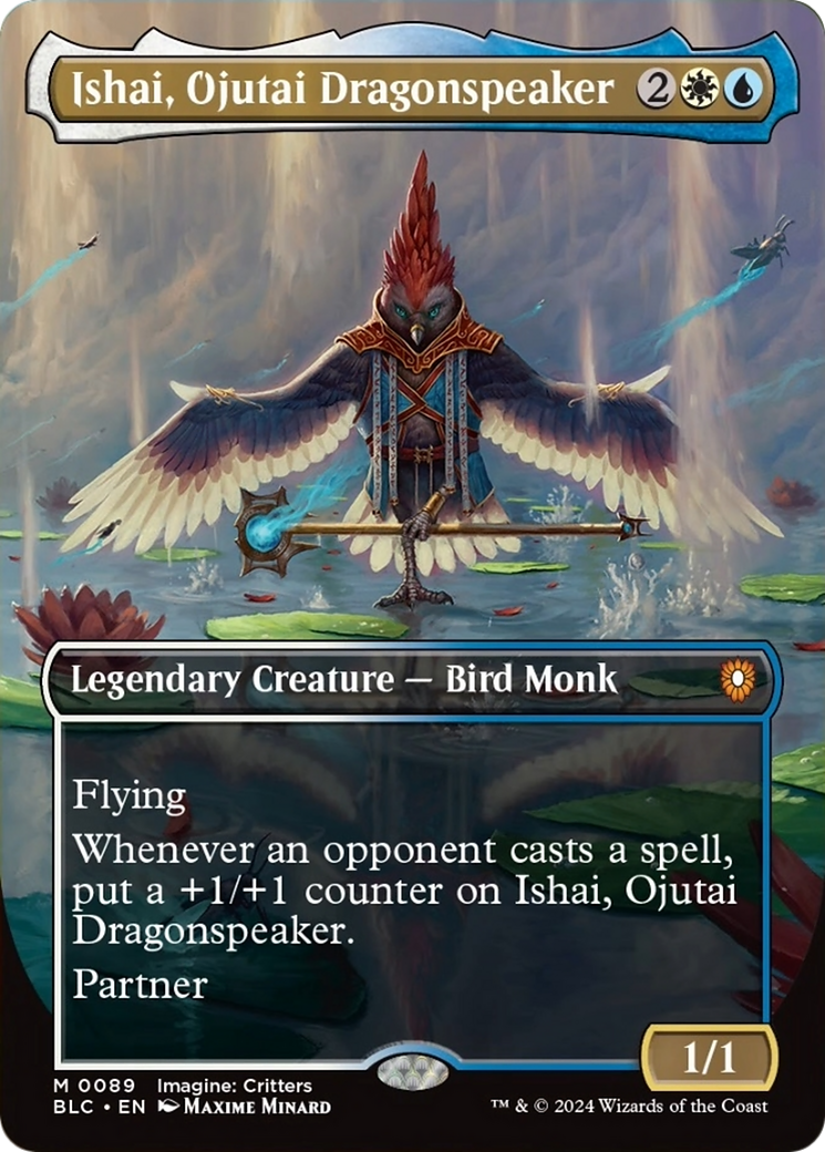 Ishai, Ojutai Dragonspeaker (Borderless) [Bloomburrow Commander] - The Mythic Store | 24h Order Processing