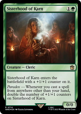 Sisterhood of Karn (Surge Foil) [Doctor Who] - The Mythic Store | 24h Order Processing