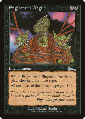 Engineered Plague [Urza's Legacy] - The Mythic Store | 24h Order Processing