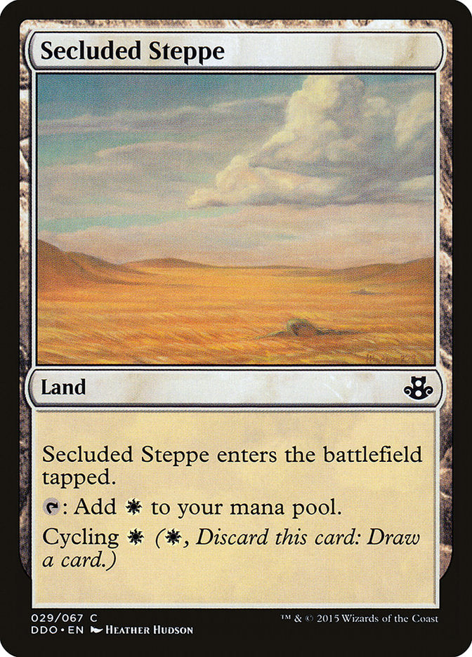 Secluded Steppe [Duel Decks: Elspeth vs. Kiora] - The Mythic Store | 24h Order Processing