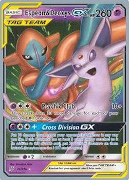 Espeon & Deoxys GX (72/236) (Perfection - Henry Brand) [World Championships 2019] - The Mythic Store | 24h Order Processing