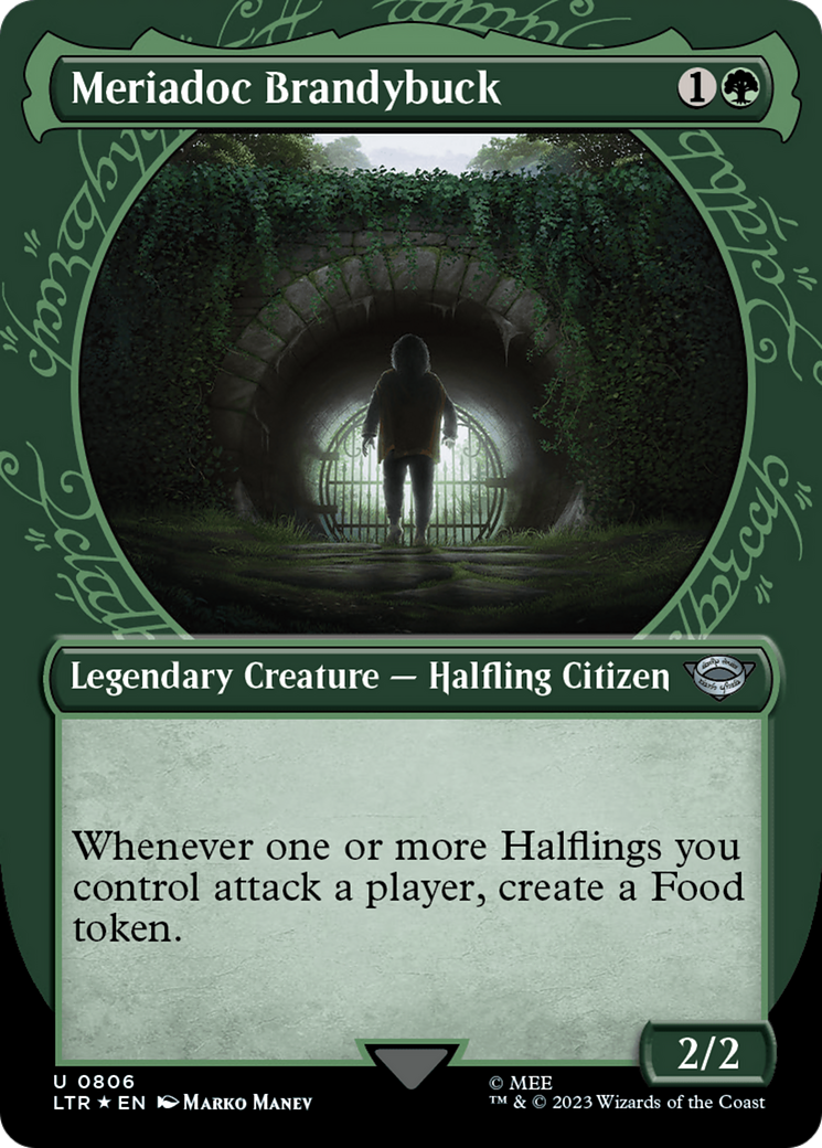 Meriadoc Brandybuck (Showcase) (Surge Foil) [The Lord of the Rings: Tales of Middle-Earth] - The Mythic Store | 24h Order Processing