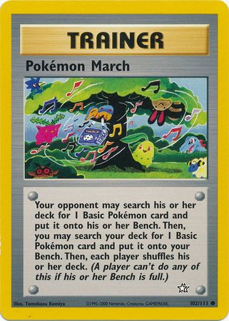 Pokemon March (102/111) [Neo Genesis Unlimited] - The Mythic Store | 24h Order Processing