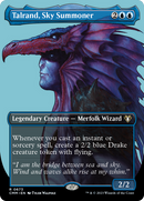 Talrand, Sky Summoner (Borderless Profile) [Commander Masters] - The Mythic Store | 24h Order Processing