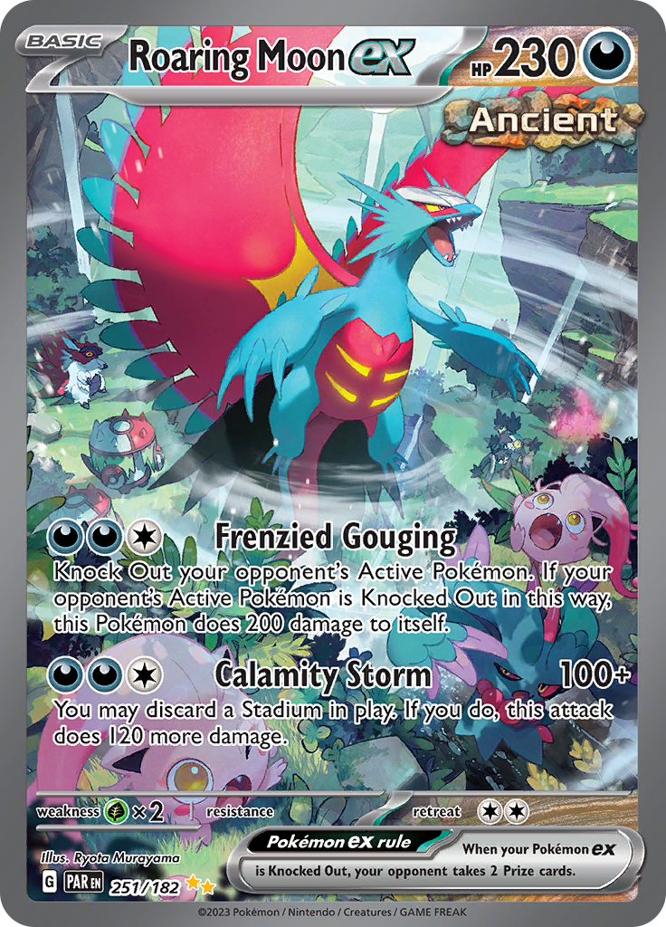 Roaring Moon ex (251/182) [Scarlet & Violet: Paradox Rift] - The Mythic Store | 24h Order Processing