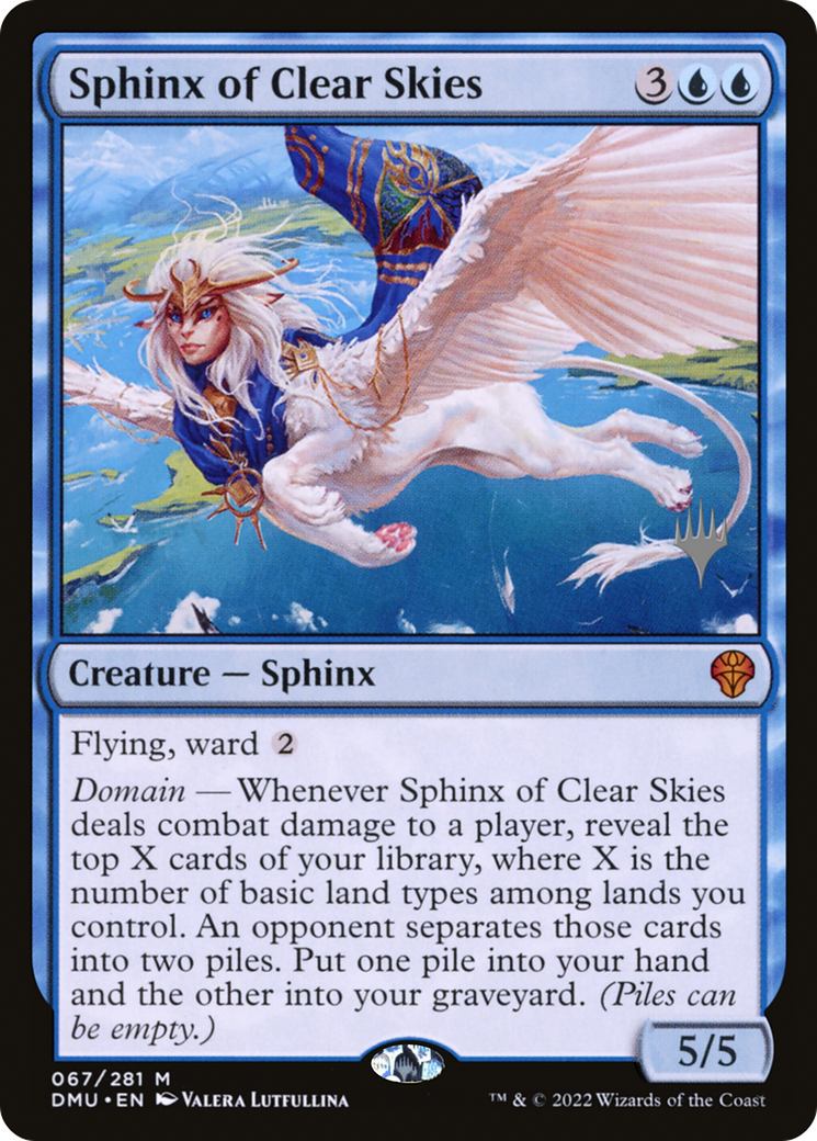 Sphinx of Clear Skies (Promo Pack) [Dominaria United Promos] - The Mythic Store | 24h Order Processing