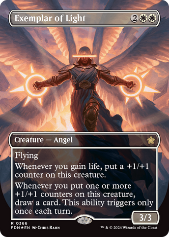 Exemplar of Light (Borderless) (Mana Foil) [Foundations] - The Mythic Store | 24h Order Processing