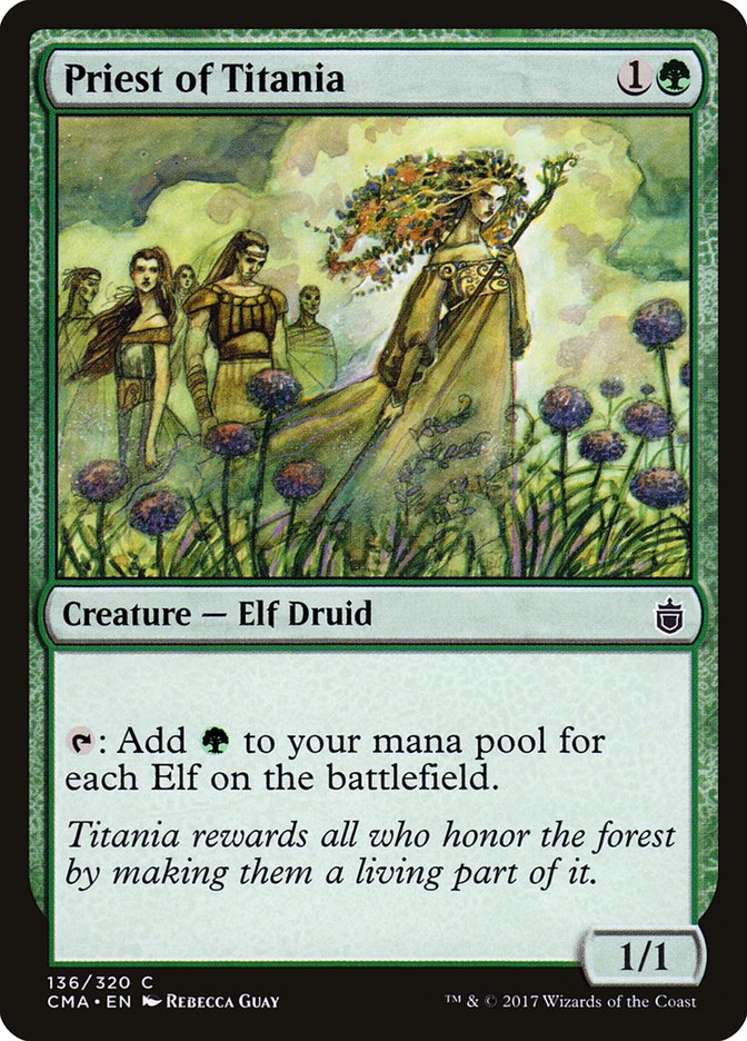 Priest of Titania [Commander Anthology] - The Mythic Store | 24h Order Processing