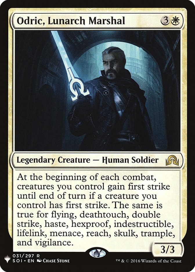 Odric, Lunarch Marshal [The List] - The Mythic Store | 24h Order Processing
