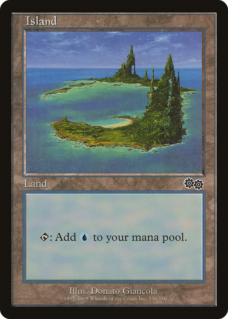 Island (336) [Urza's Saga] - The Mythic Store | 24h Order Processing