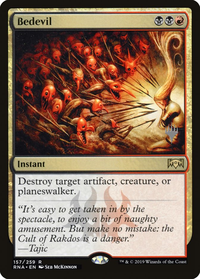 Bedevil (Promo Pack) [Ravnica Allegiance Promos] - The Mythic Store | 24h Order Processing