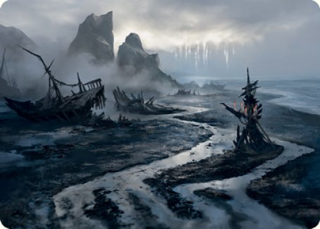 Shipwreck Marsh Art Card [Innistrad: Midnight Hunt Art Series] - The Mythic Store | 24h Order Processing