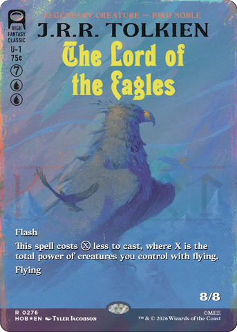The Lord of the Eagles (Borderless) (Surge Foil) [The Hobbit] - The Mythic Store | 24h Order Processing